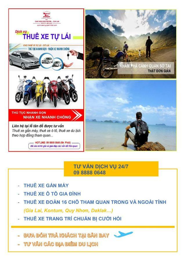 Cao Nguyen Hotel Pleiku Bagian luar foto