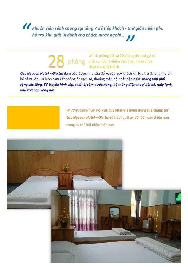 Cao Nguyen Hotel Pleiku Bagian luar foto